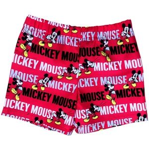 Red Mickey Mouse Toddler Shorts
